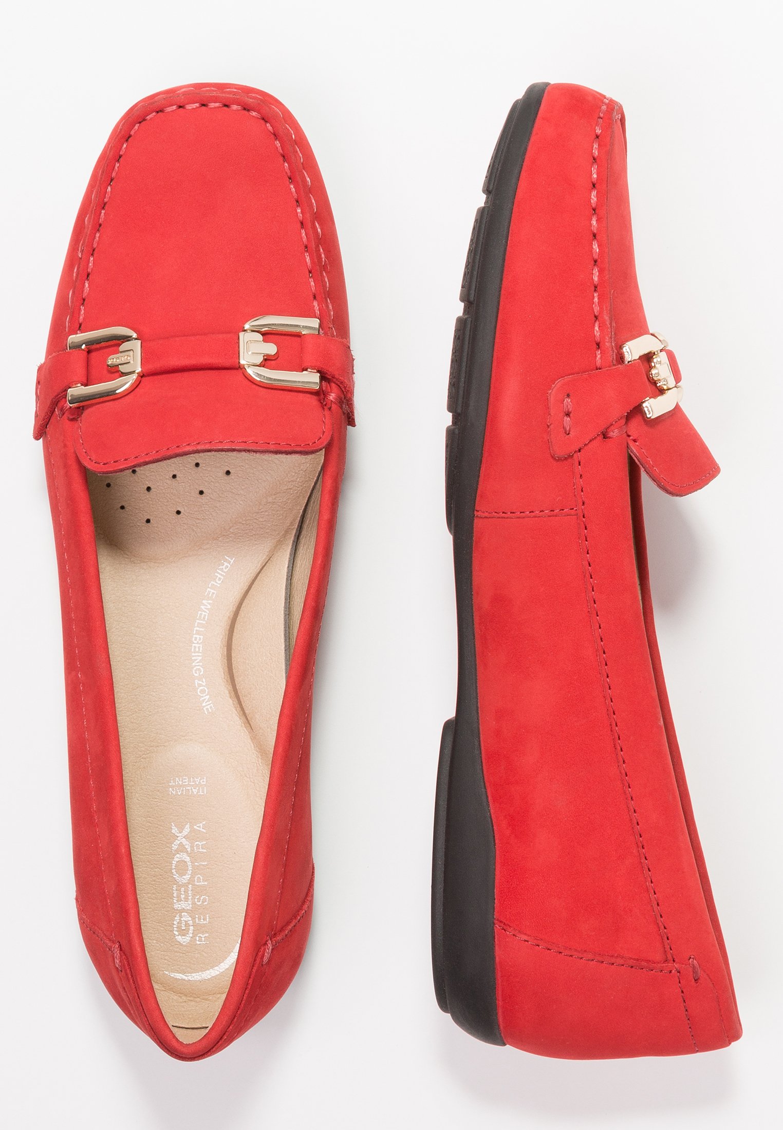 Geox ANNYTAH - Mocassini - scarlet/rosso - Zalando.it