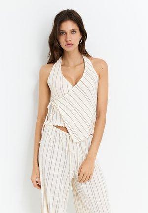 STRIPED - Pusero - beige