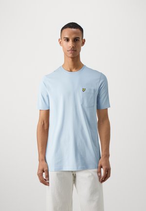 Lyle & Scott POCKET - Pamata T-krekls - light blue