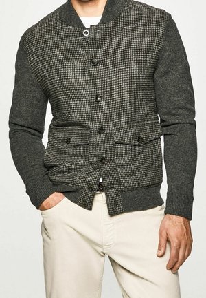 Strickjacke - gunmetal