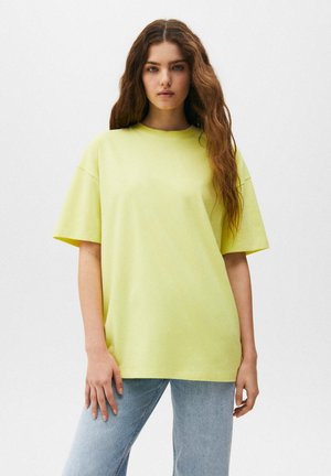 OVERSIZED - Basic T-shirt - neon green