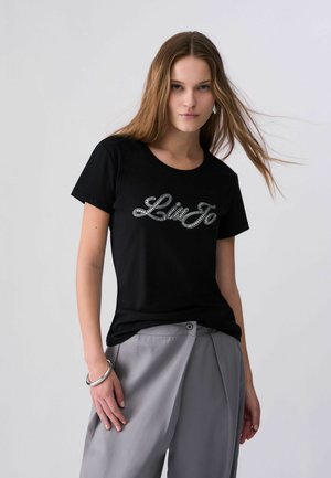 LIU JO, LIU JO LOGO T-SHIRT - T-shirt imprimé - black