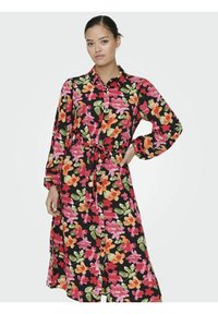 JDY MIDI LANGARM - Abito a camicia - black