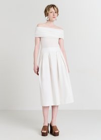 Calliope T-shirt basic - bianco lana
