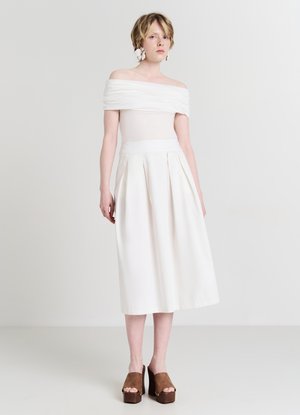 Calliope T-shirt basic - bianco lana