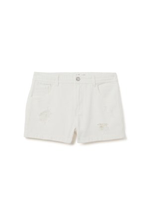 REGULAR FIT. - Jeansshort - white