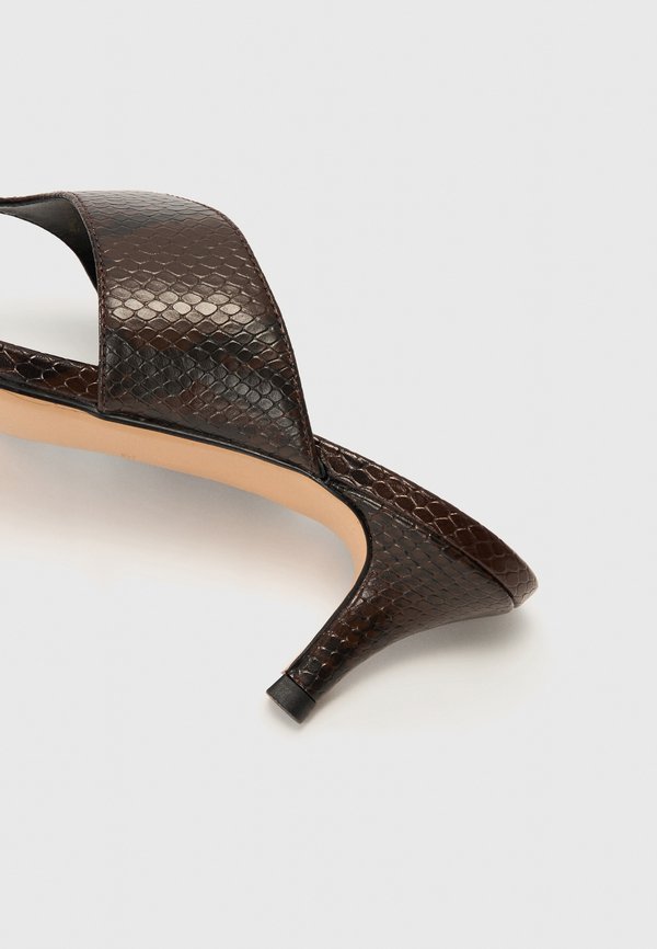 T-bar sandals - chocolate4