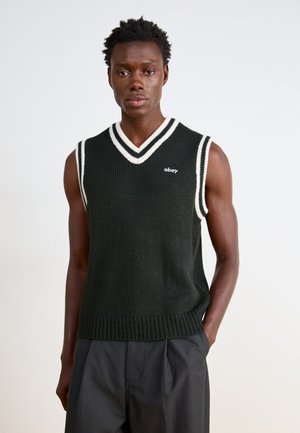 ALDEN VEST - Strikkegenser - black