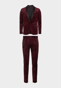 Lindbergh - TUXEDO SUIT SET - Uzvalks - burgundy Miniatūras attēls 1