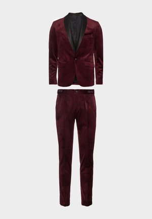 TUXEDO SUIT SET - Costume - burgundy