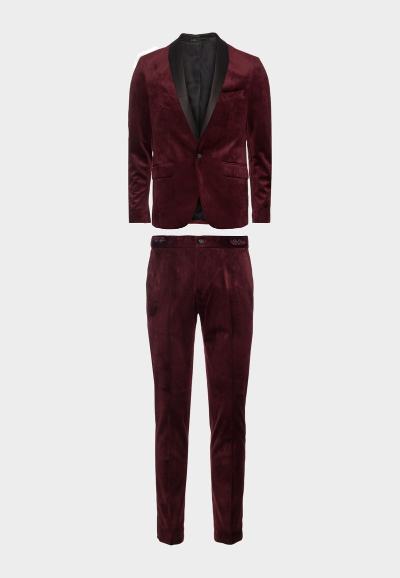 Lindbergh - TUXEDO SUIT SET - Uzvalks - burgundy, Palielināt