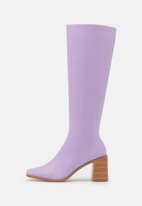 Não selecionado, lilac 