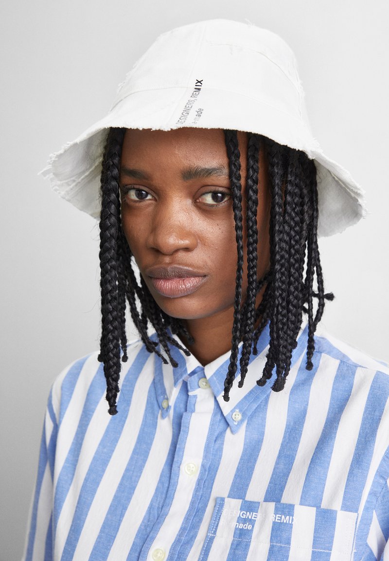 DESIGNERS REMIX HARRY BUCKET HATS Hut cream/weiß Zalando.ch