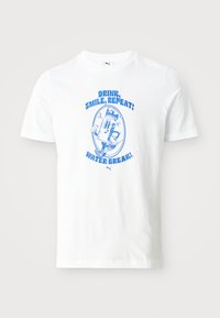 GRAPHIC WATER TEE - Print T-shirt - white