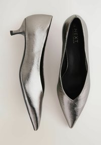 STANDARD WIDE FIT - FOREVER COMFORT POINT TOE LOW KITTEN - Pantofi clasici cu toc - pewter
