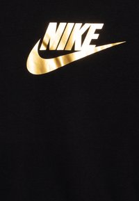 Nike Sportswear CLUB CREW UNISEX - Športni pulover - black/metallic gold