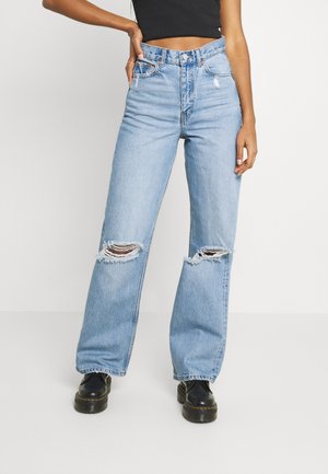 Straight leg jeans - blue denim
