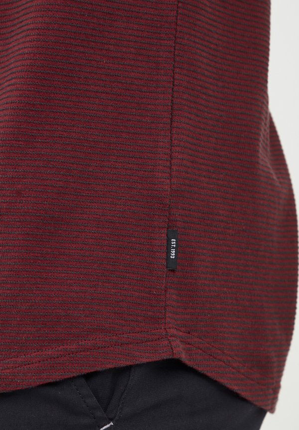 IDMORLER - Print T-shirt - bordeaux3