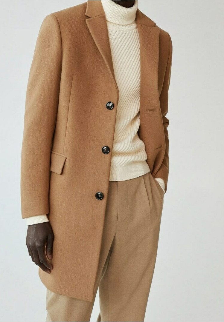 Mango Cappotto corto - light brown