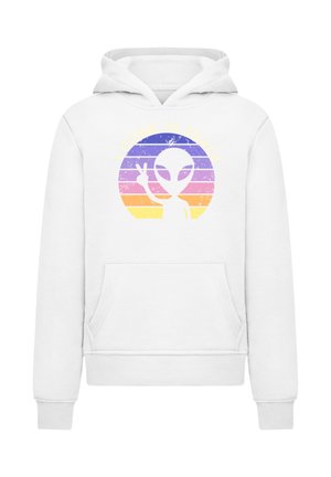 ALIEN PEACE SUNSET - Hoodie - weiß