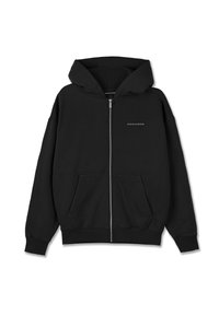 RAMIRA OVERSIZED JACKET - Bluză de molton cu fermoar - black/anthracize