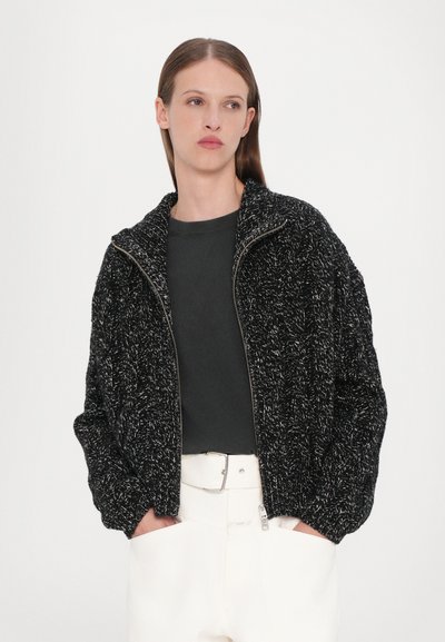 CLOSED TROYER ZIP CARDIGAN - Kardiganas - dark grey melange