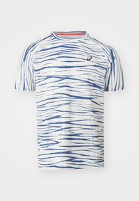 ASICS METARUN SHIBORI - Spordi T-särk - birch/blue