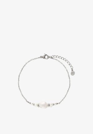 My Jewellery, BRACELET WITH NATURAL PEARLS AND BEADS - Pulsera - silver-coloured stainless steel