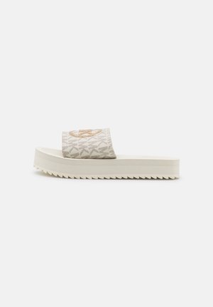 ELI STACKED MONOGRAM - Muiltjes - vanilla