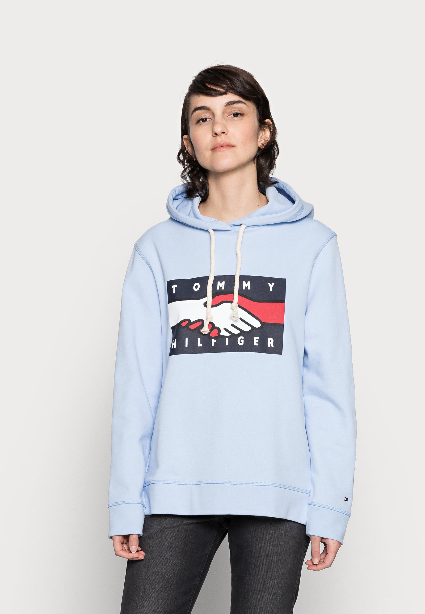 Tommy Hilfiger ONE PLANET - Džemperis su gobtuvu - sweet blue/mėlyna -  Zalando.lt