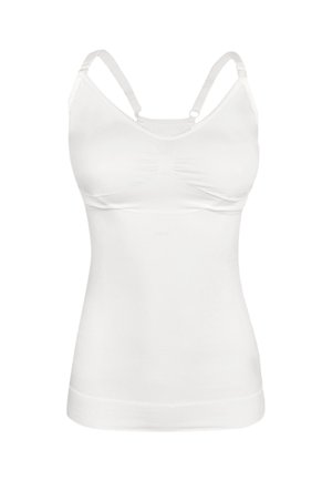 JoJo Maman Bébé, SEAMLESS POSTNATAL SUPPORT NURSING VESTS - Top - white