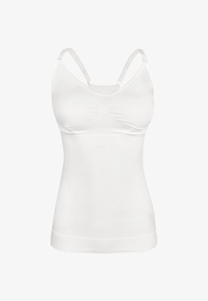 JoJo Maman Bébé, SEAMLESS POSTNATAL SUPPORT NURSING VESTS - Top - white