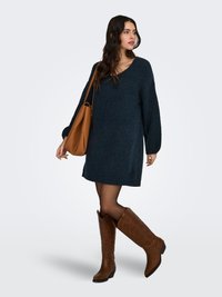 JDY JDYDINEA KURZES  - Robe pull - total eclipse