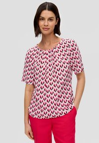 s.Oliver BLACK LABEL MIT FALTENAUSSCHNITT - Bluse - zartrosa