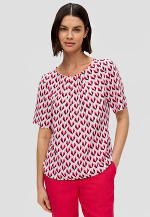 s.Oliver BLACK LABEL MIT FALTENAUSSCHNITT - Bluse - zartrosa