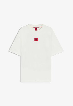 HUGO DLAWNER_SLAWN_IN - Print T-shirt - natural two