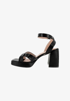 Blogger Sandalias con plataforma - black