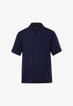 JP1880, SHIRT, SHORT SLEEVE, CUBA COLLAR, CUBA FIT - Chemise - marine