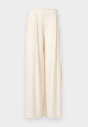 Norma Kamali MENS PLEAT - Calças - cream