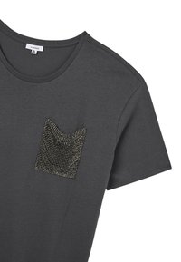 Terranova CON TASCHINO CON STRASS - T-shirt con stampa - grigio scuro