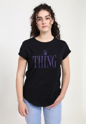 WEDNESDAY THING  - Print T-shirt - black