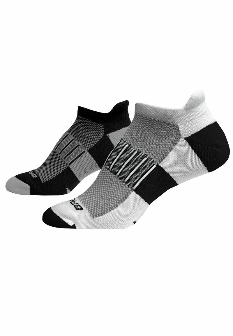Brooks GHOST MIDWEIGHT 2PACK Sportsokken black oxford/ white black