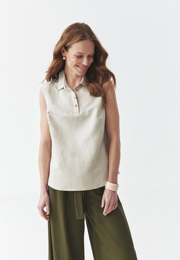 VALERIA. - Bluse - beige melange