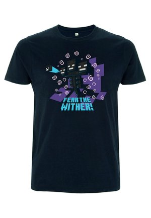Henry Tiger, MINECRAFT FEAR THE WITHER - T-shirts print - navy blue