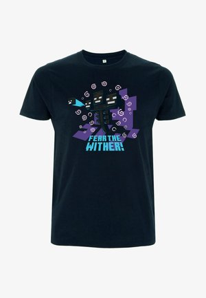 Henry Tiger, MINECRAFT FEAR THE WITHER - T-shirts print - navy blue