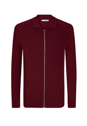FULL ZIP - Gilet - bordeaux