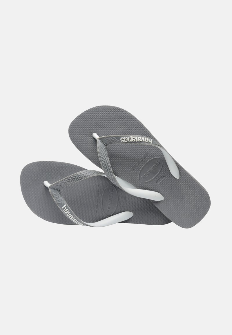 Havaianas Top Mix, Pacco Da 2 Infradito Uomo/Donna: Grigio (Taglia 43/44 EU) + Blu (Taglia 43/44 EU), Gomma, Made In Brazil