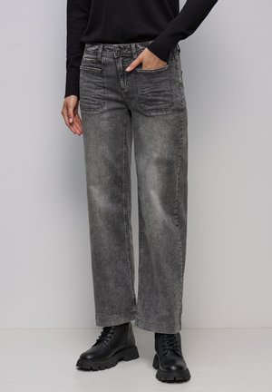 Street One Jeans Straight Leg - grau