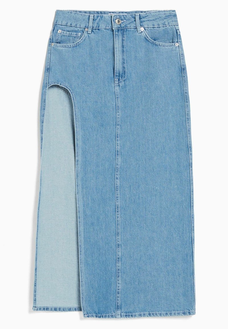 Bershka Jeansrok lichtblauw denim Bershka Jeansrok lichtblauw denim