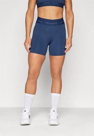 SLEEK HIGH RISE BIKER - Korte sportsbukser - navy